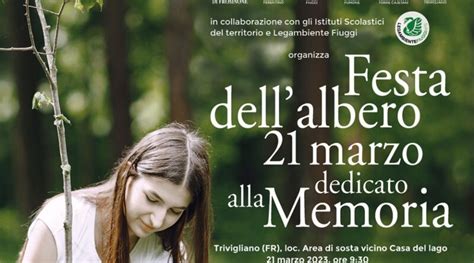 Parco Monti Ausoni Marted Marzo Festa Dellalbero Dedicato Alla