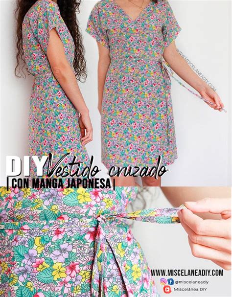 C Mo Hacer Un Vestido Cruzado Con Manga Japonesa Muy F Cil Incluye