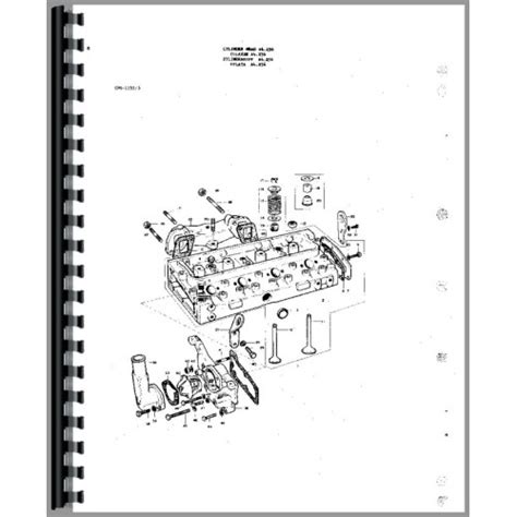 Massey Ferguson 175 Tractor Parts Manual