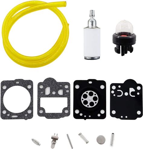 MCHNIC Kit de réparation de membranes de carburateur avec tuyau d