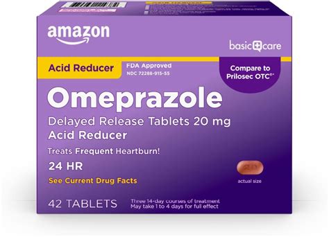 Zegerid Otc Omeprazole 20mg Sodium Bicarbonate Heartburn Medicine Acid Reducer