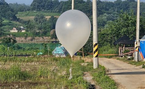 La Corea del Nord ha lanciato più di 250 palloncini carichi di feci e