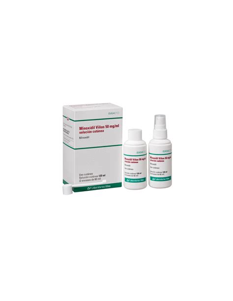 Minoxidil Vi As Mg Ml Solucion Cutanea Frascos Ml