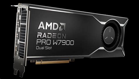 AMD Debuts Radeon Pro GPU For AI Workloads Radeon Pro W7900 Dual Slot