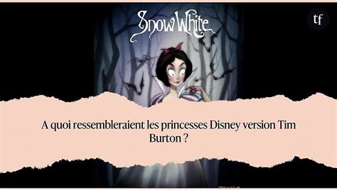 A Quoi Ressembleraient Les Princesses Disney Version Tim Burton