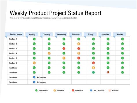 Top Weekly Project Status Report For Marketing Powerpoint