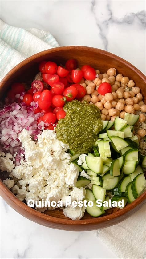 Pesto Quinoa Salad Teachertastes