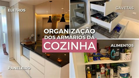 Cozinha Organizada Arm Rios Mais Espa O Distribui O De