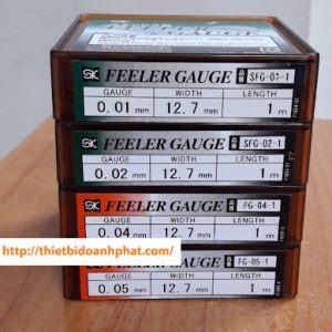 Miếng chêm Căn Lá SK Feeler Gauge FG 90 3 Niigata Seiki