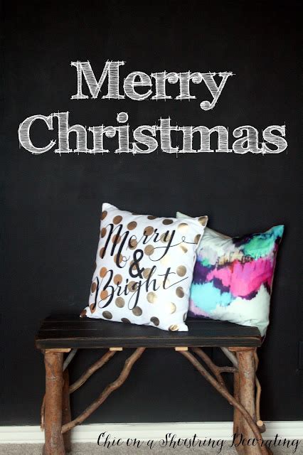 Chic On A Shoestring Decorating Colorful Christmas Decor My Merry