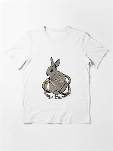 Rope Bunny Shibari Japanese Rope Bondage Gray T Shirt For Sale By Boundlesstees