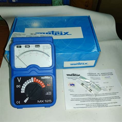 Jual Metrix Mx 125 Volt Meter Shopee Indonesia