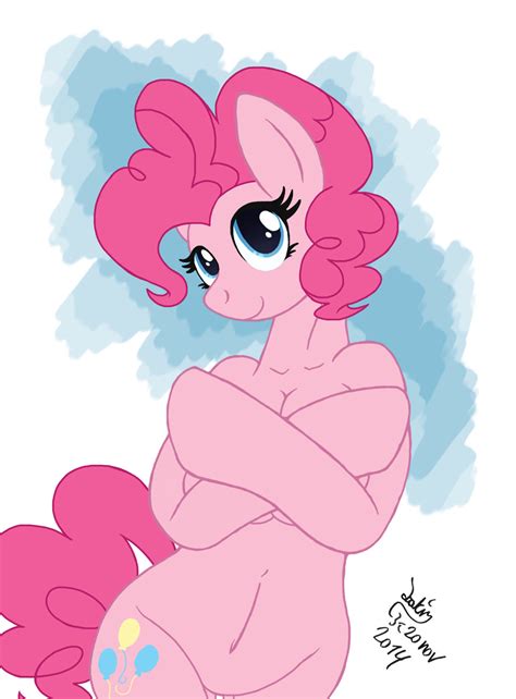 Mlp Fim Sexy Anthro Pinkie Pie Cute Pose By Joakaha On Deviantart