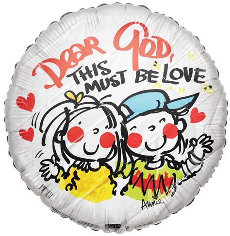 18 Dear God This Must Be Love Foil Balloon Bargain Balloons Mylar