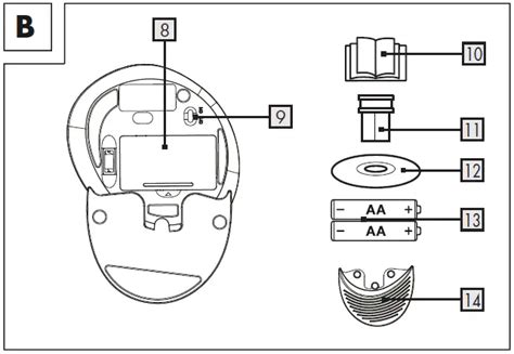 Silvercrest Sfm B Ergonomic Wireless Mouse Instructions