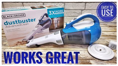 Review Black Decker Dustbuster Chv L Advanced Clean Cordless