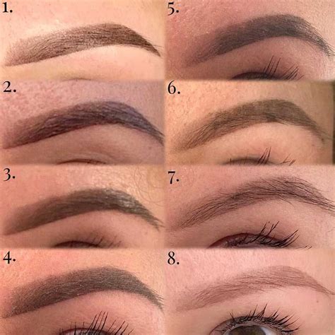 Ombre Brows Cost Healing Aftercare Before And After Ombre