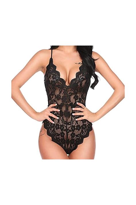 Lingerie Femme Sexy Ensemble See Through Nuisette Mini Robe Sexy Ho