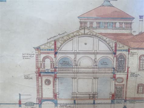 Rare Verified Historical Document Customs House Townsville Plans