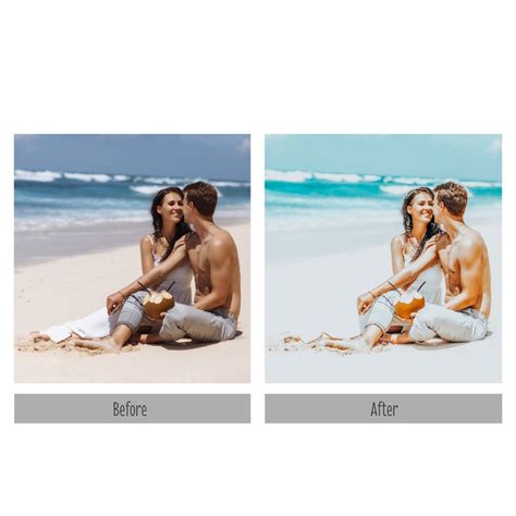 Beach Lightroom Presets Desktop Mobile Lightroom Warm Etsy