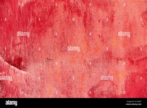 Red Metal Grunge Texture Background Rough Red Painted Rusty Metal