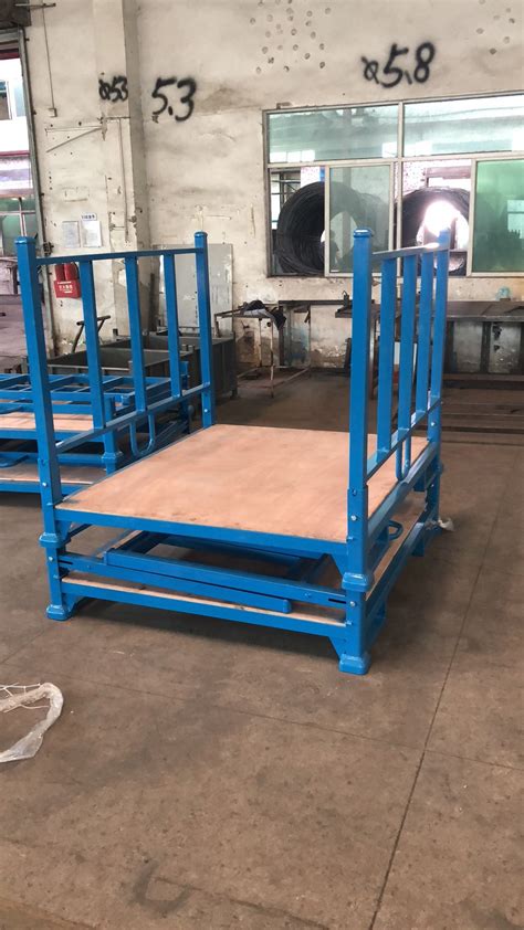 Storage Foldable And Stacking Textile Fabric Roll Pallet Rack For