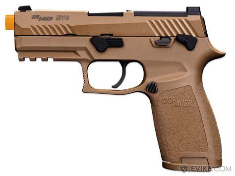 Sig Sauer Proforce P320 M18 Mhs Airsoft Gbb Pistol Model Green Gas