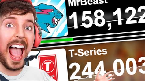 Mrbeast Vs T Series Live Sub Count Realtime Youtube Live View Counter