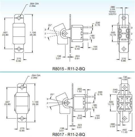 Miniature Toggle Switch Rocker KLS Connector