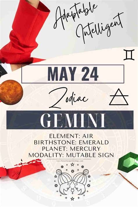 May 24 Zodiac (Gemini) Birthday: Personality, Birthstone, Compatibility - FutureScope Astrology