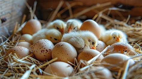 Premium Photo Chicken Hatching Eggs The Lifestyle Of The Farm In The Countryside Hens Are