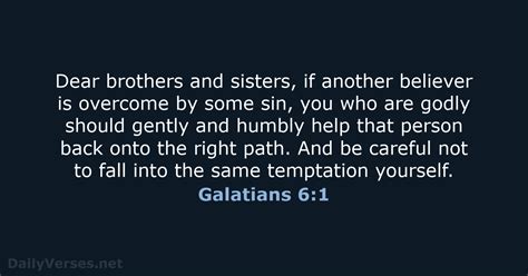 Galatians 6 1 Bible Verse NLT DailyVerses Net