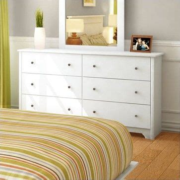 South Shore Vito Drawer Double Dresser In Soft Gray Transitional