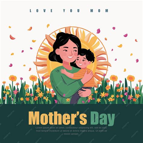 Premium Vector Mothers Day Social Media Post Banner Vector Template Design