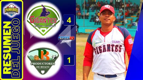 Gigantes De Zelaya Central Vs Productores De Boaco RESUMEN Juego 3