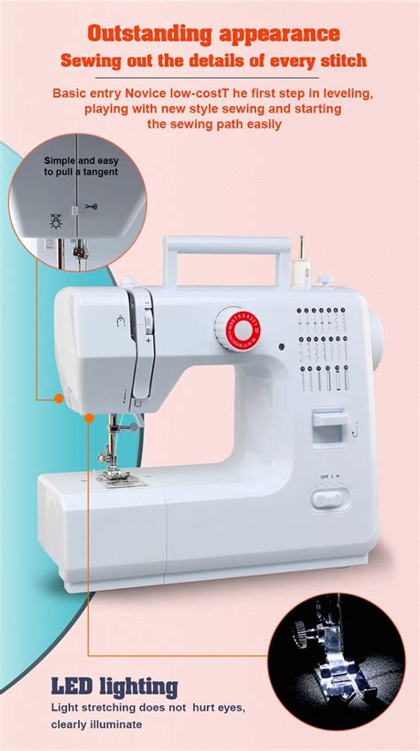 Vof Fhsm 618 Domestic 12v Dc Button Hole Lockstitch Hand Bag Sewing