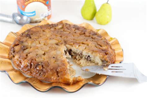 Caramelized Pear And Pecan Upside Down Cake Joy In Every Season