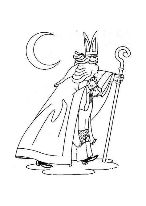 Coloring Page Saint Nicholas 8883 Coloring Home