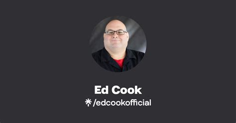 Ed Cook Instagram Facebook Linktree