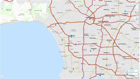 inglewood California Map - United States