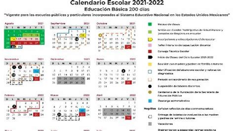 Calendario Escolar 2021 2022 De La Sep Fechas Clave Del Proximo Ciclo