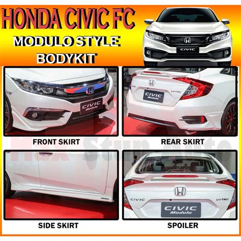 Honda Civic Fc Civic Facelift Modulo Style Fullset Bodykit Mdl