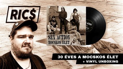 30 éves A Hármas Sex Action Mocskos élet Lemezömlengő és Vinyl