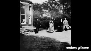 Roundhay Garden Scene (1888) Louis Le Prince on Make a GIF