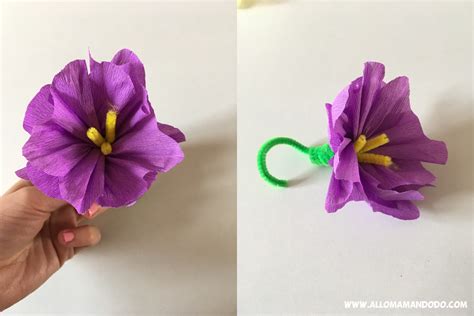 Diy Fleurs En Papier Cr Pon Tuto Photos Facile Allo Maman Dodo