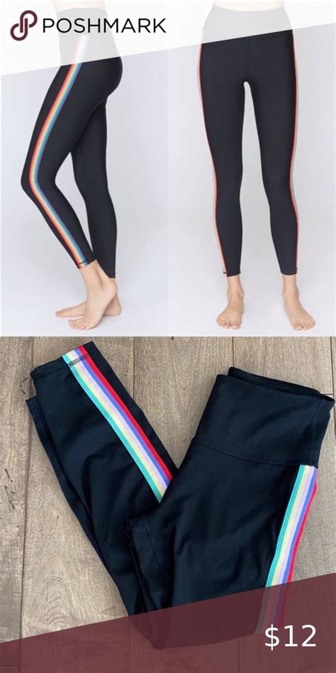 Rainbow Stripe Leggings Striped Leggings Leggings Shop Clothes Design