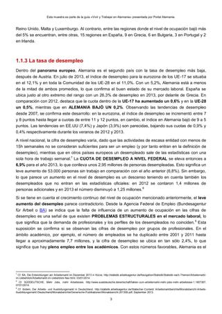 Vivir Y Trabajar En Alemania Mercado Laboral Alem N Pdf