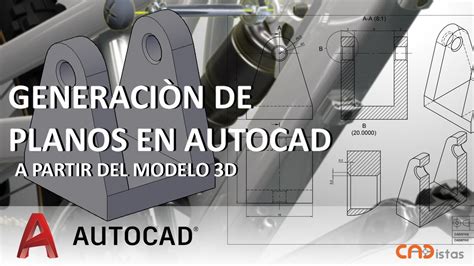 GeneraciÒn De Planos A Partir De Una Pieza 3d En Autocad Tutorial Youtube