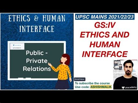 Demo Class Of Ethics And Human Interface By Ashish Malik Sir Upsc