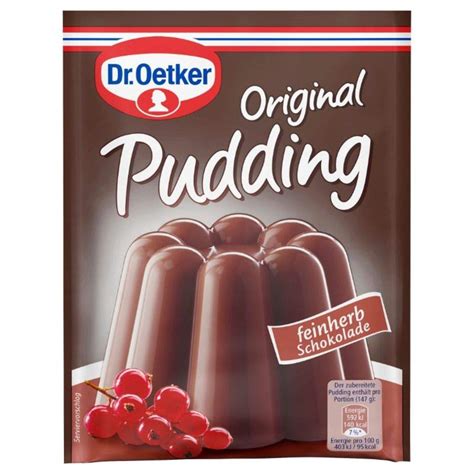 Dr Oetker Original Pudding Schokolade Feinherb X G Puddingpulver